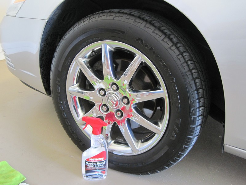 Review: Mothers NEW Back to Black Tire Shine - ClubLexus - Lexus Forum  Discussion