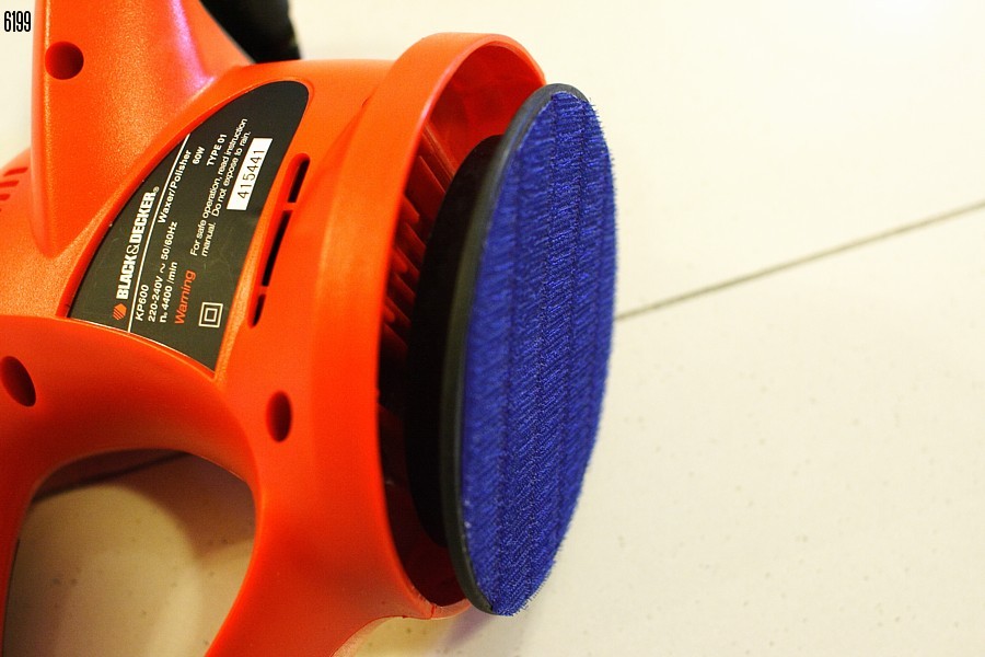 BLACK+DECKER Polisher, 6 inch, 2 Handle Grip, Swappable Wool or