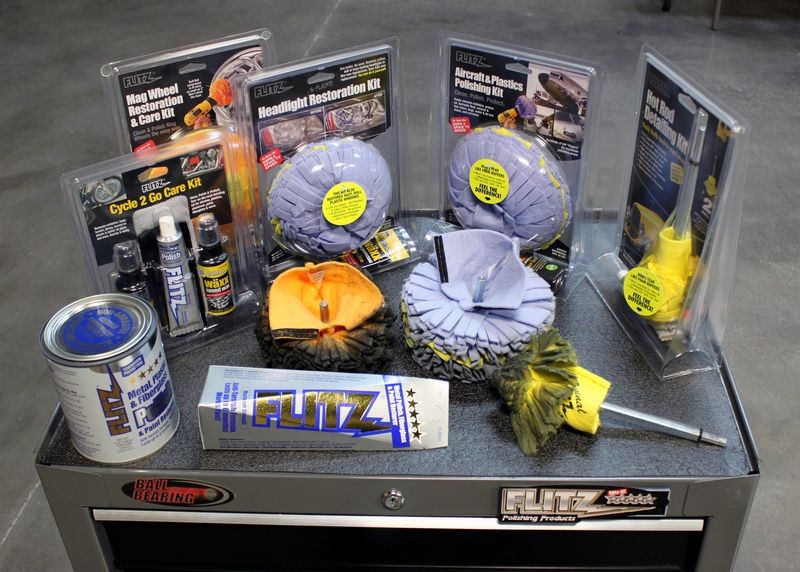 Flitz Metal Polishing Kit (Restore Wheels, Tool Boxes, Fuel Tanks, & More!)