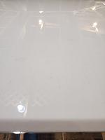Brand new white truck with surface stains-how to remove-hood2-jpg