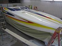 Wax aplication on 40ft boat, 10in bonnet's? or use foam pads?-hustler-paint-9-26-09-011-jpg