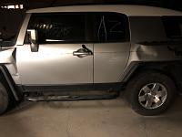 Riot, sorry protest, damaged fj cruiser.  Spray paint removal-62761749303__d1b660a1-b5fb-43fc-a5a9-26a8d5031f0e-jpg