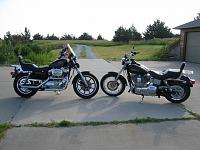 Lets hear from our Motorcycle owners!-two-harleys-jpg