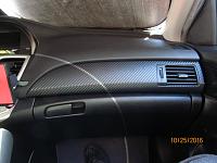 Carbon Fiber Vinyl Wrap Interior Trim