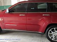Mirror Reflections Auto Spa doing paint correction on Grand Cherokee straight from dealership-n-jpg