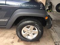 My First Production Freebie Detail - 2007 Jeep Rubicon-wheel-fender-after-jpg