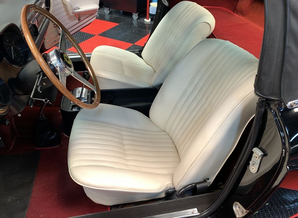 Ferrari leather seats.