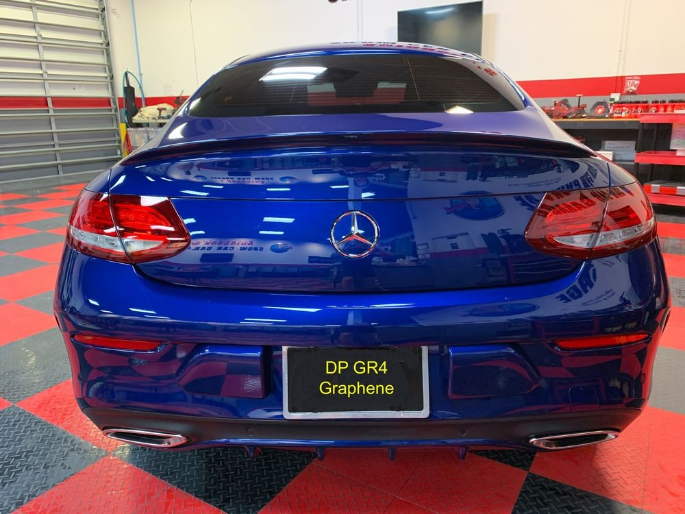 2017 Mercedes-Benz C300 4Matic AMG after coating with DP GR4 Graphene Coating.