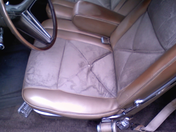 HELP 1970 lincoln continental drivers seat stains!!!